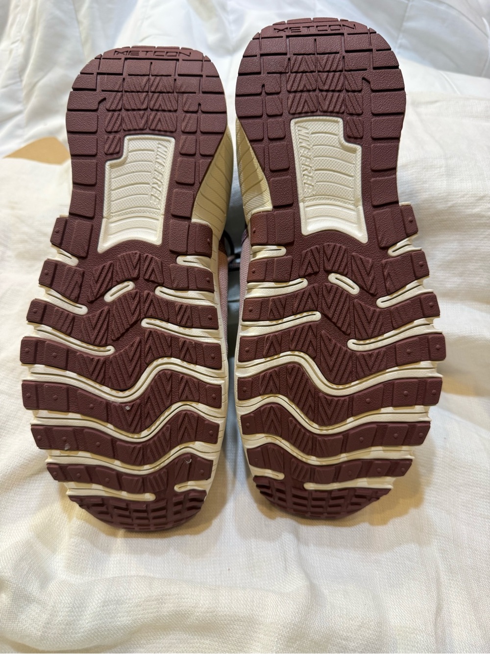 Nike Women's Mauve Knit Lace-Up Sneakers - Picture 7 of 9